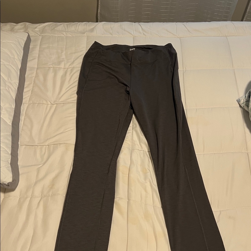 Duluth Trading Co Charcoal Leggings